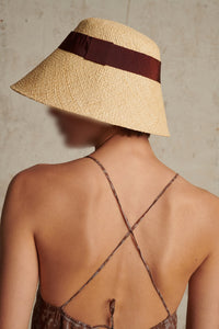 MARRON/PARME ROBE CHAINE & TRAME THEORIE
