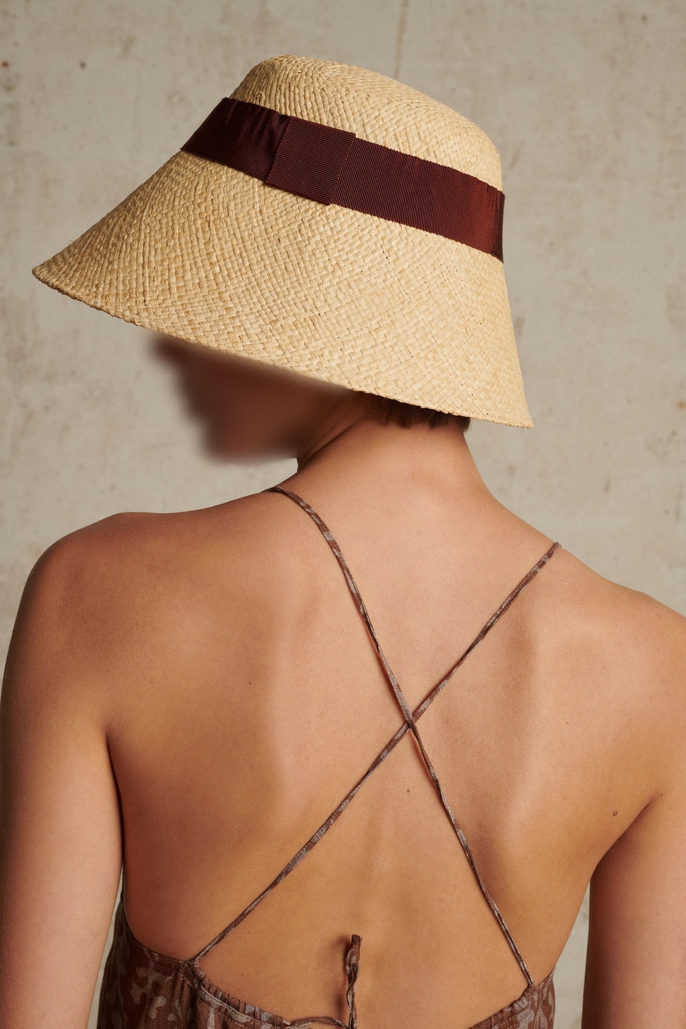 MARRON/PARME ROBE CHAINE & TRAME THEORIE