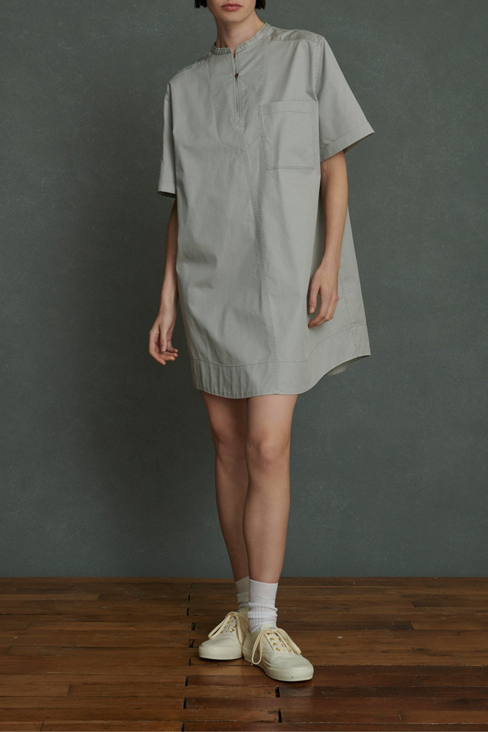 GRIS CLAIR ROBE CHAINE & TRAME ALICE