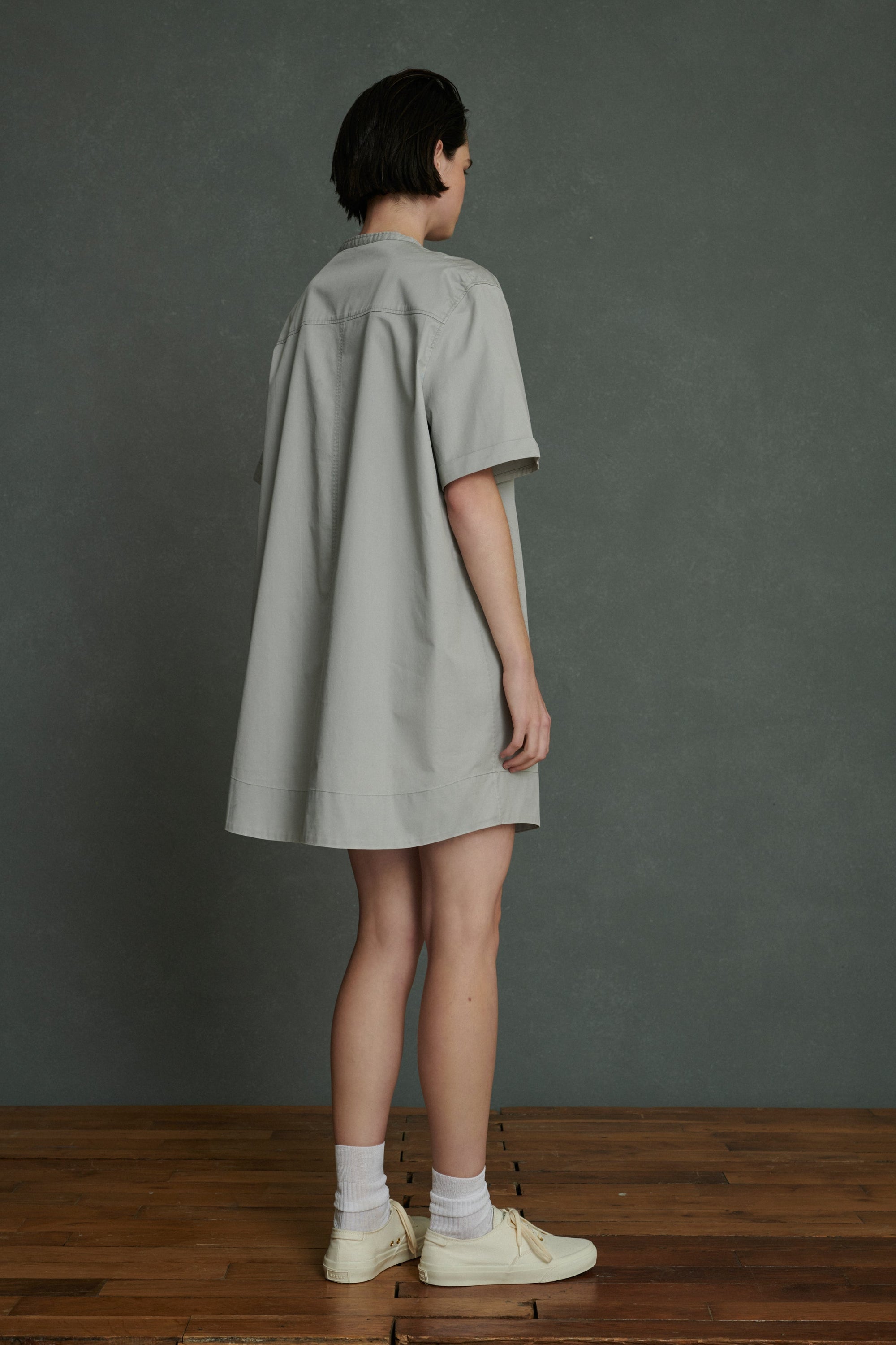 GRIS CLAIR ROBE CHAINE & TRAME ALICE