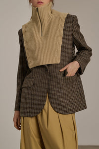 BEIGE MAILLE WOOL