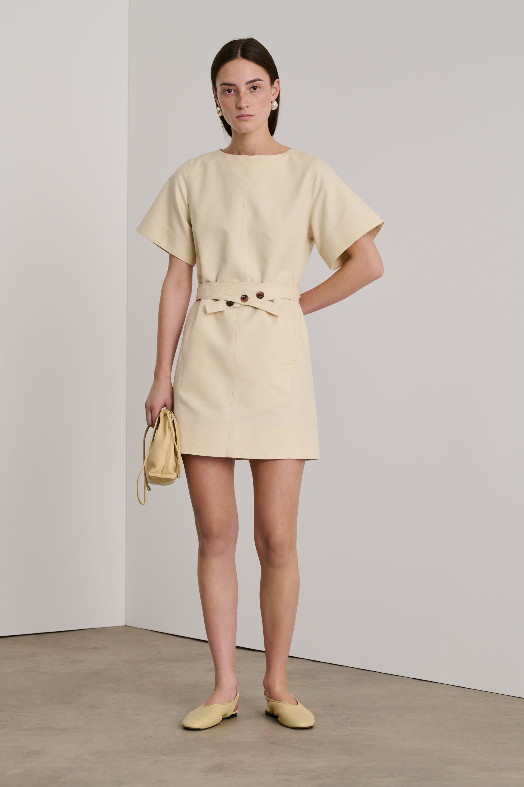 BLANC CASSE ROBE CHAINE & TRAME ECLAIR