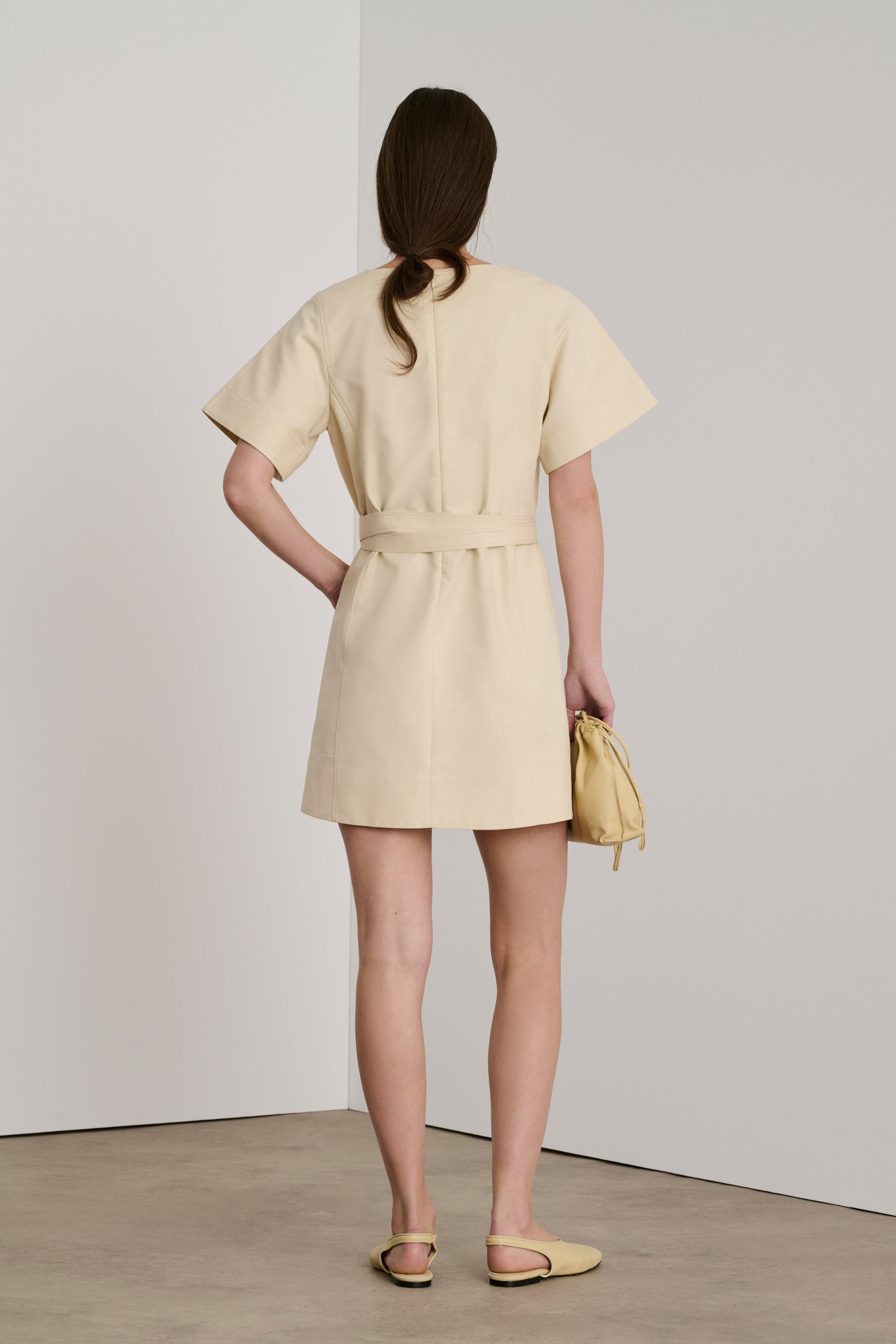 BLANC CASSE ROBE CHAINE & TRAME ECLAIR