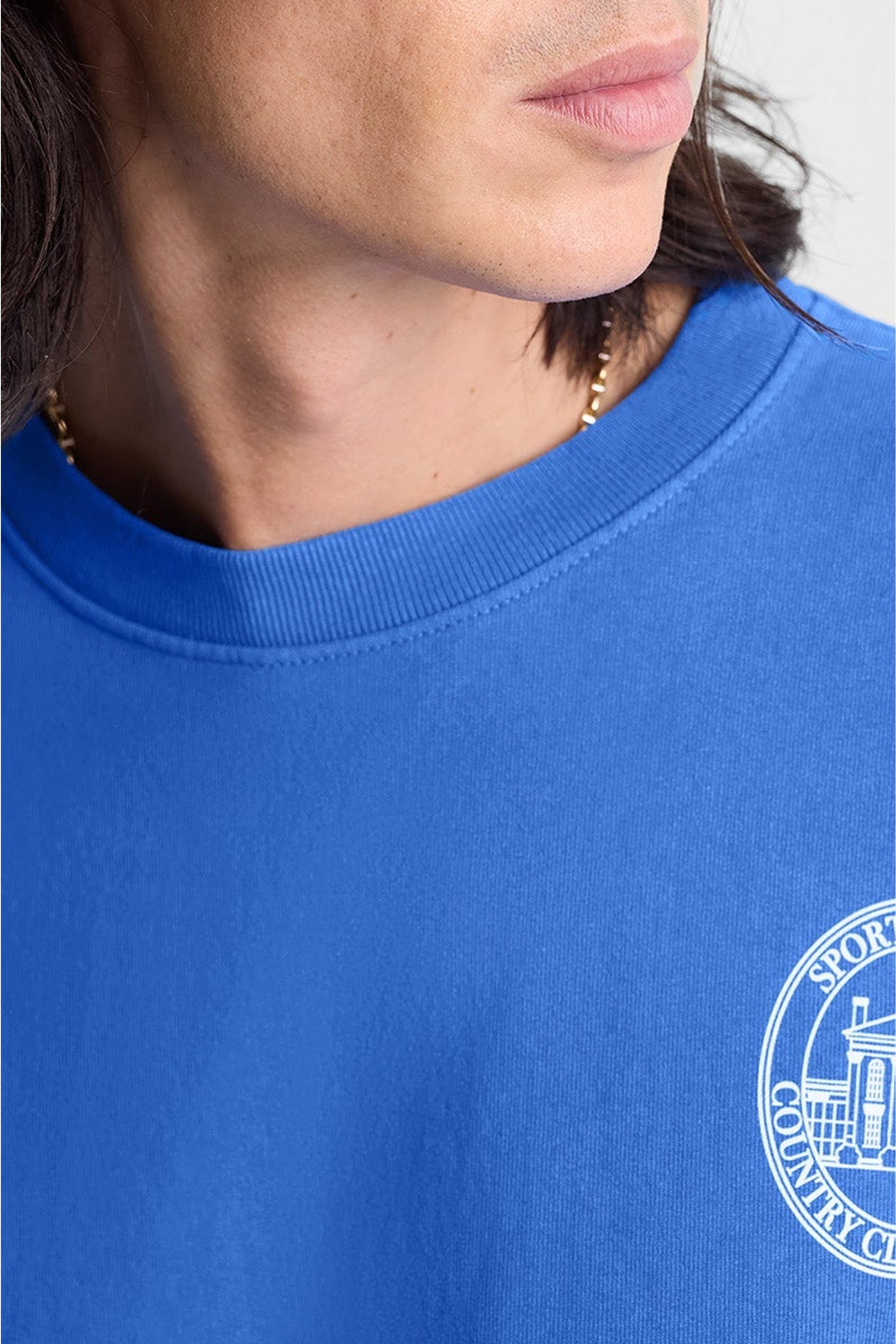 Sweatshirt Vendome imprimé - Paris Blue