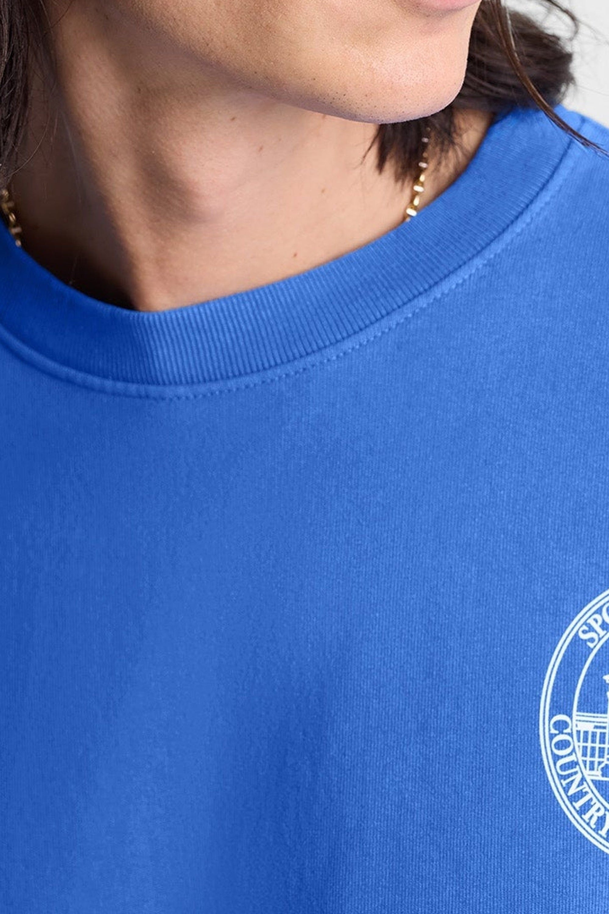 Sweatshirt Vendome imprimé - Paris Blue