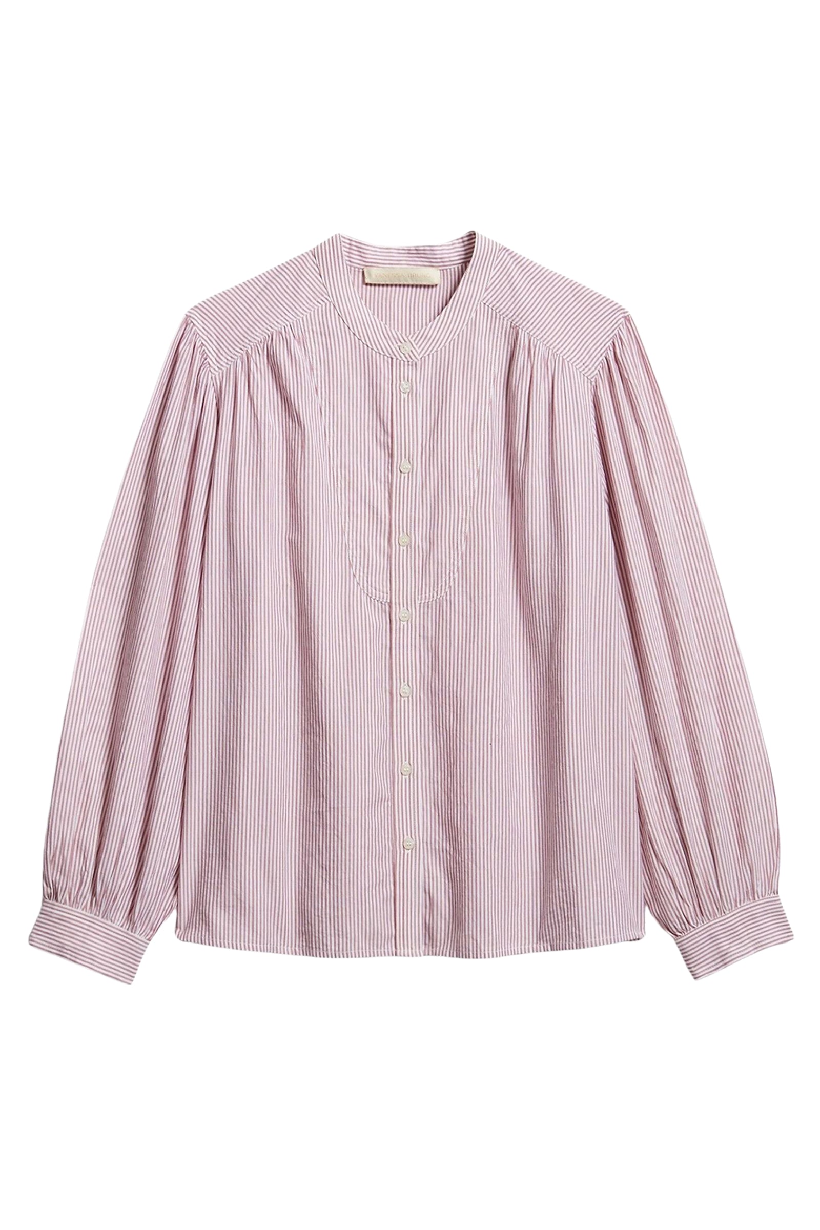 Blouse à col mao Chouchou - Blush