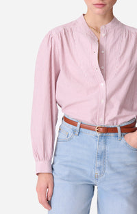 Blouse à col mao Chouchou - Blush