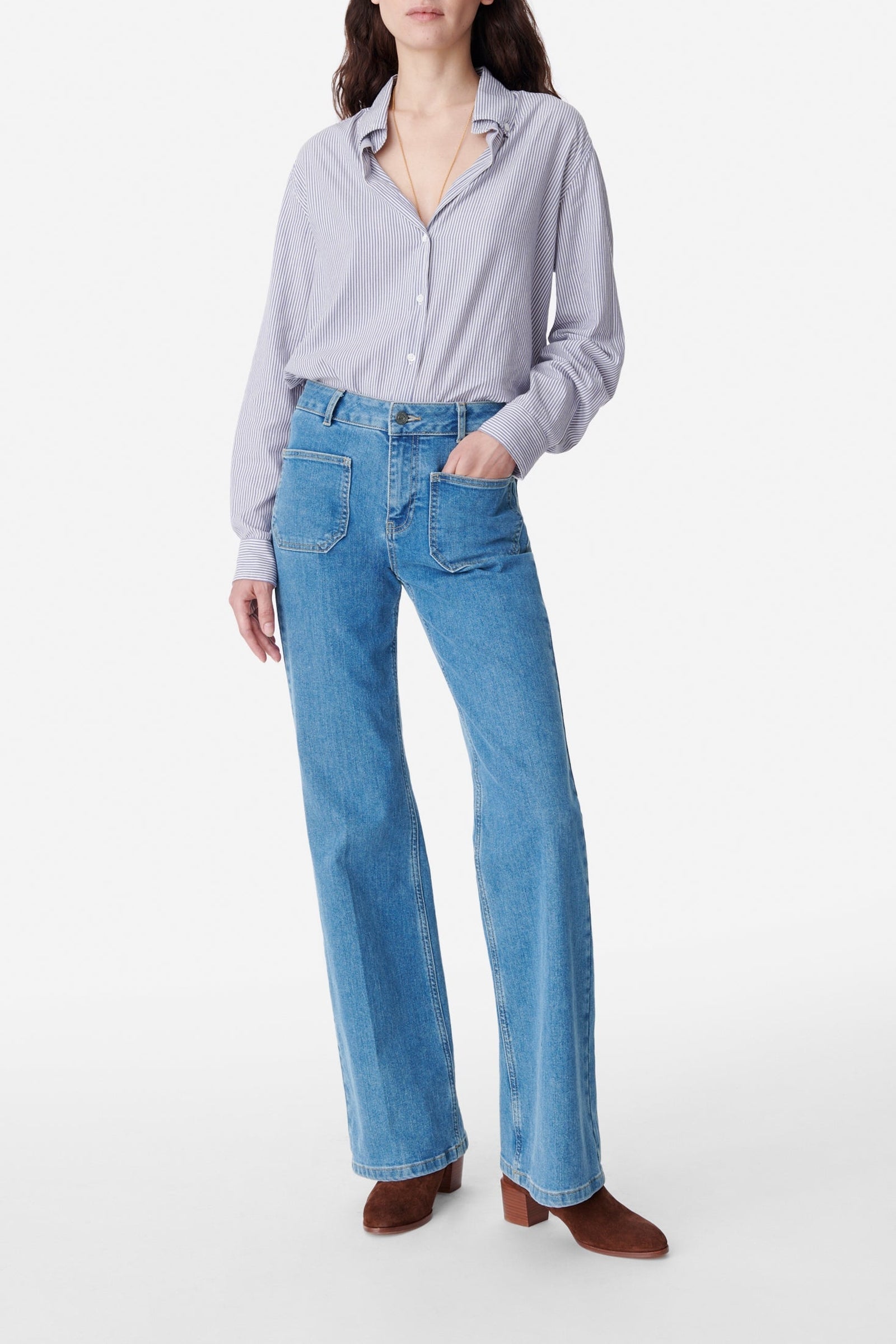 Chemise droite Druyat - Écru