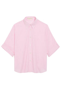 Chemise à manches courtes Bobby - Rose & Blanc