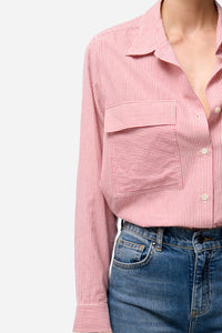 Dim cotton shirt - Garnet