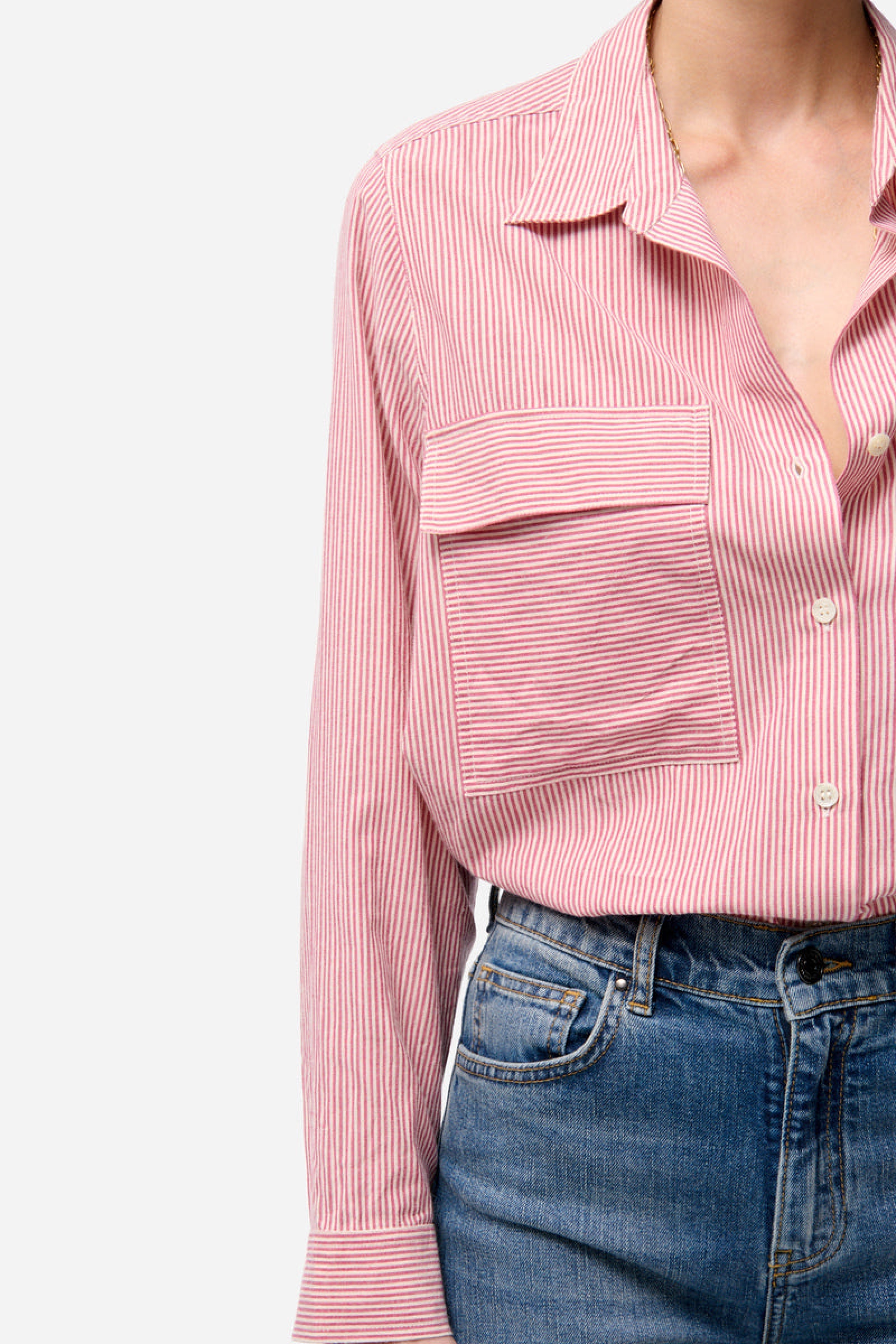 Dim cotton shirt - Garnet