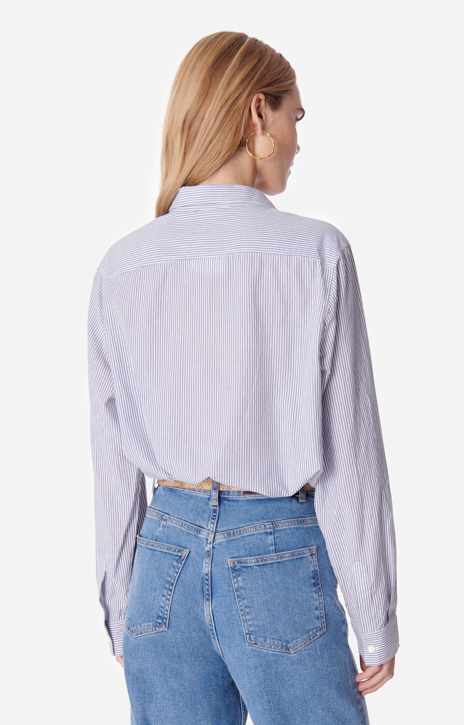 Chemise à manches longues - Bleu