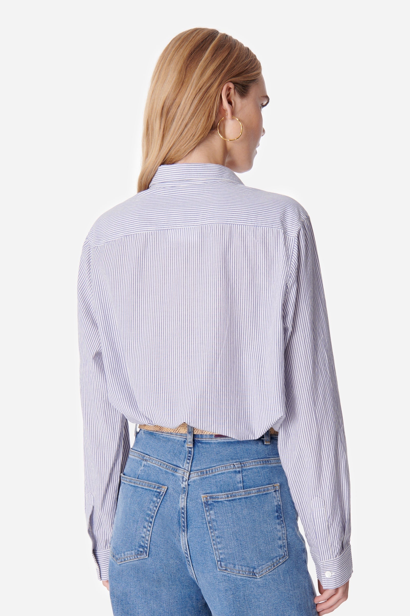 Chemise à manches longues - Bleu