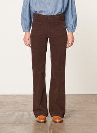 27 QTY NEW // CAFE / Pantalon Dompay - CAFE