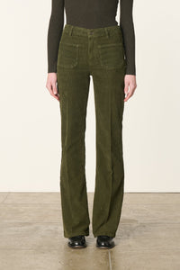 Dompay cotton trousers - Dark Green