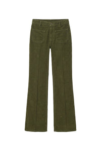 RECO : 80 // Pantalon Dompay en coton - Vert Foncé