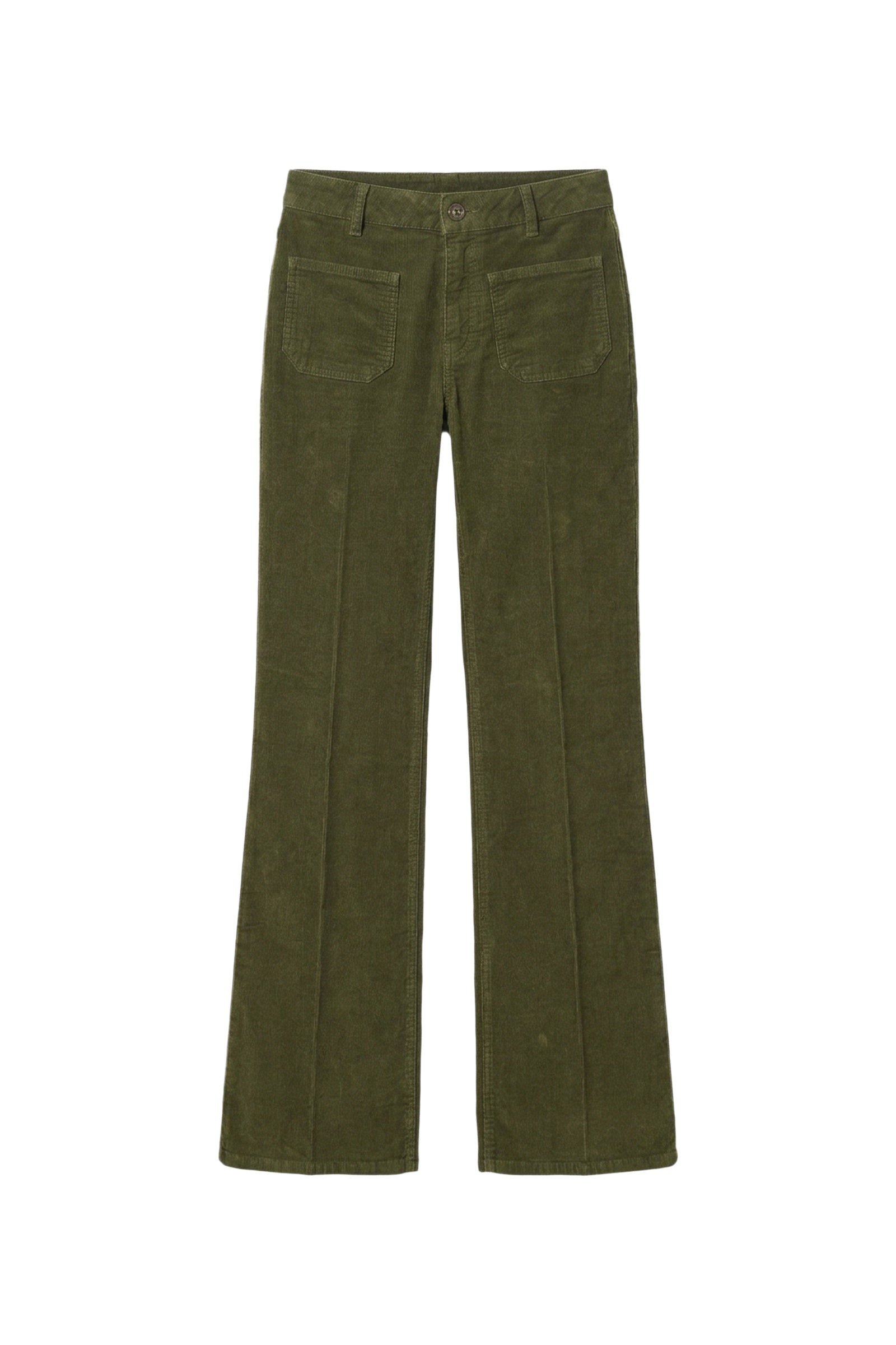 RECO : 80 // Pantalon Dompay en coton - Vert Foncé