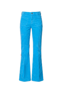 Pantalon bootcut Dompay en denim - Bleu Vif