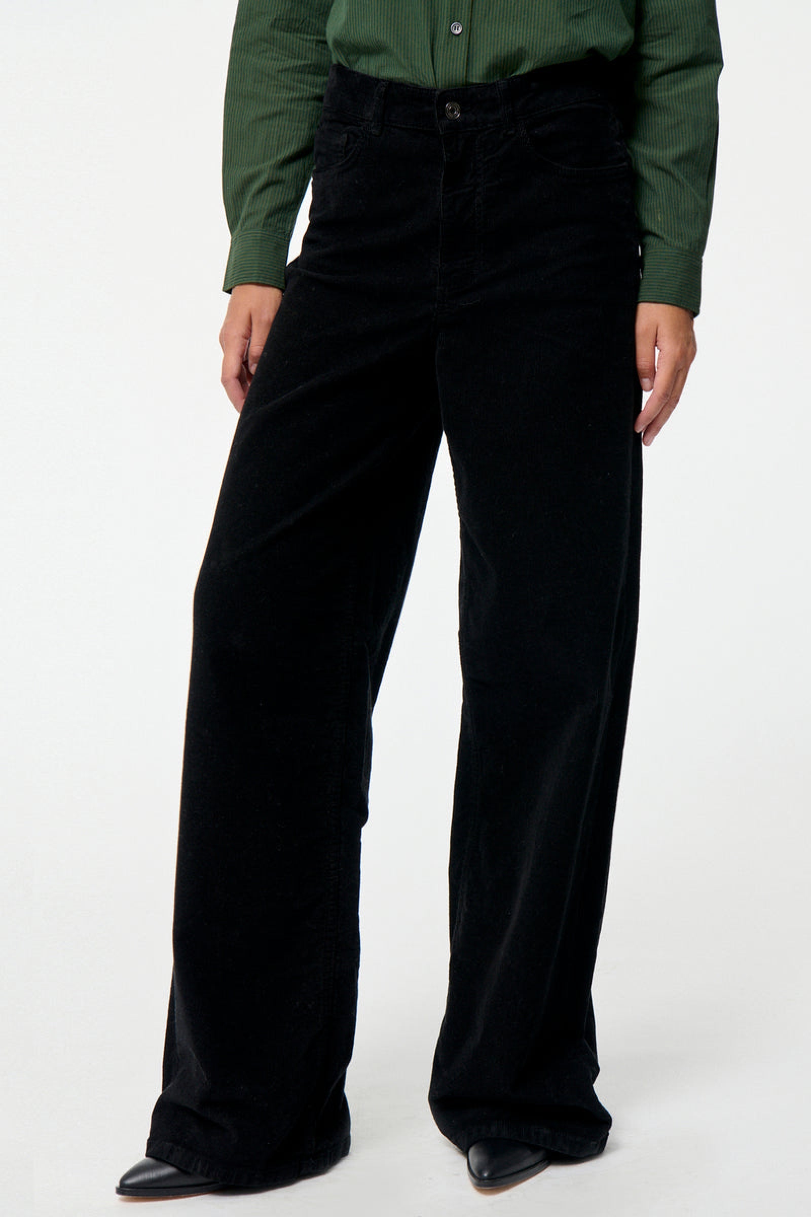 Pantalon Bilbao en velours - Noir