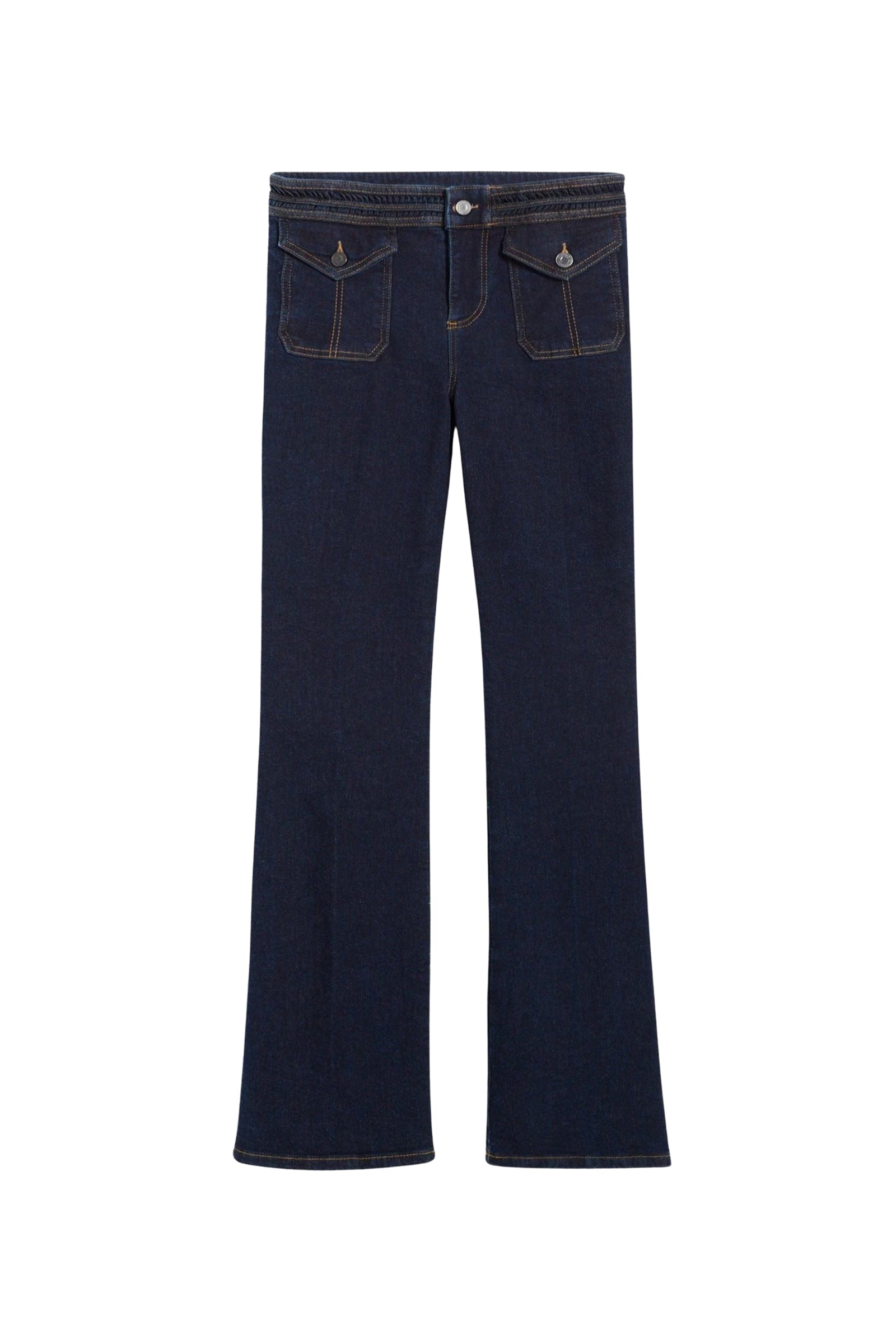 Pantalon bootcut Nano en denim - Indigo