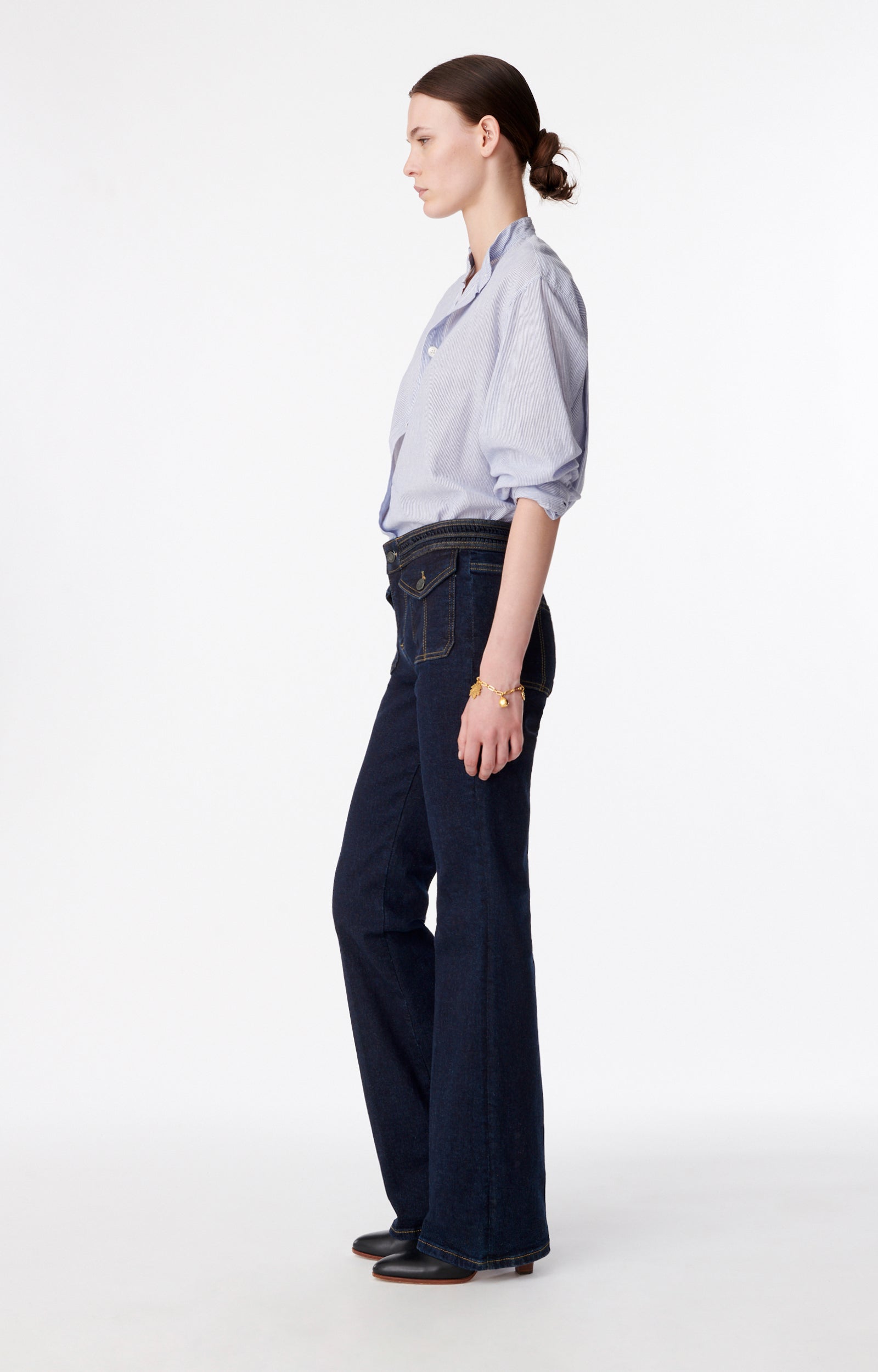 15 QTY NEW // INDIGO / Jean Bootcut Nano - INDIGO