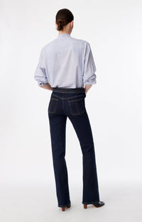 Pantalon bootcut Nano en denim - Indigo