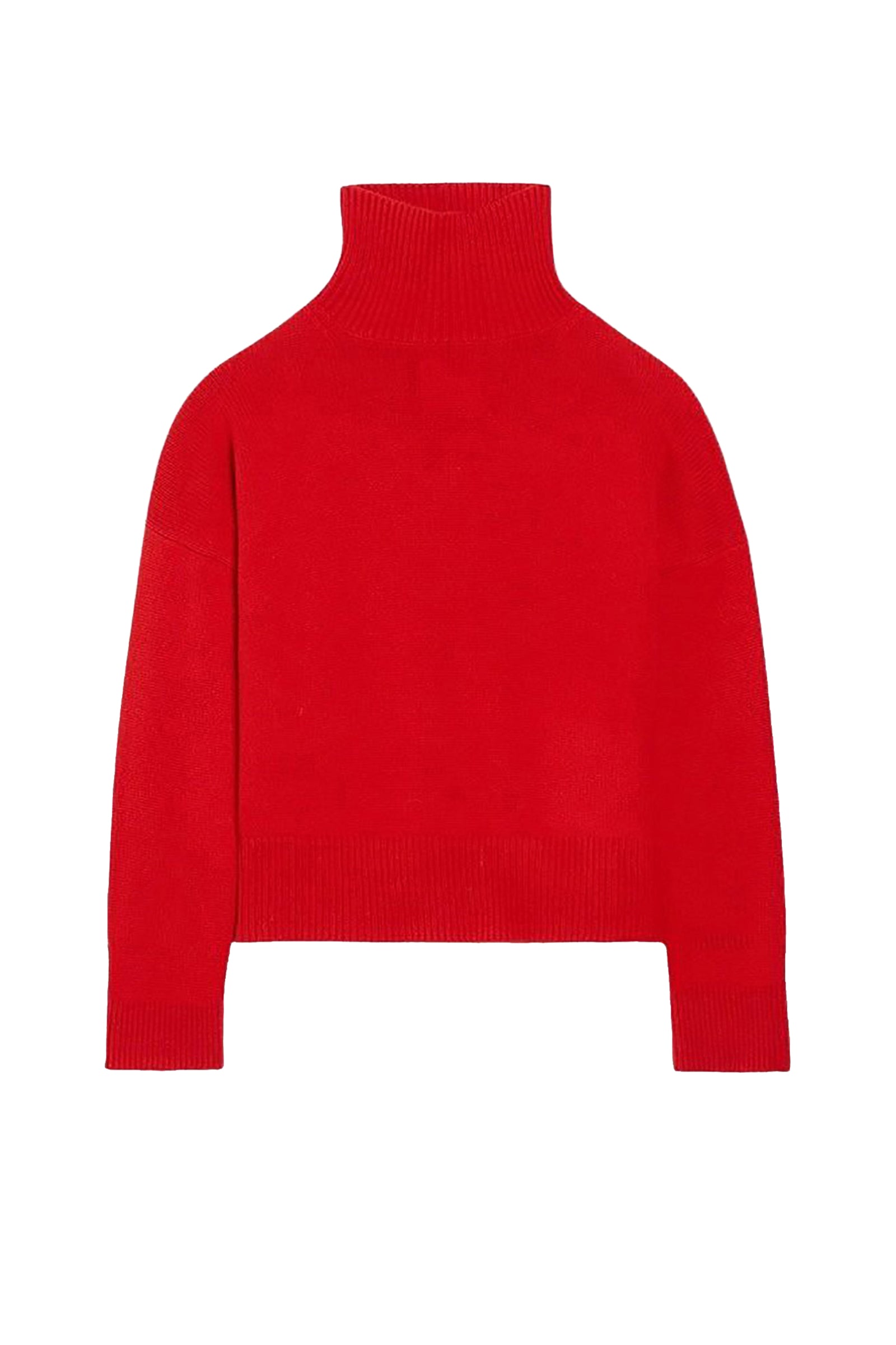 Pull Malo en laine et yack mélangés - Coquelicot