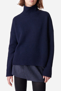 RECO : 195 // Pull Malo  en laine - Marine