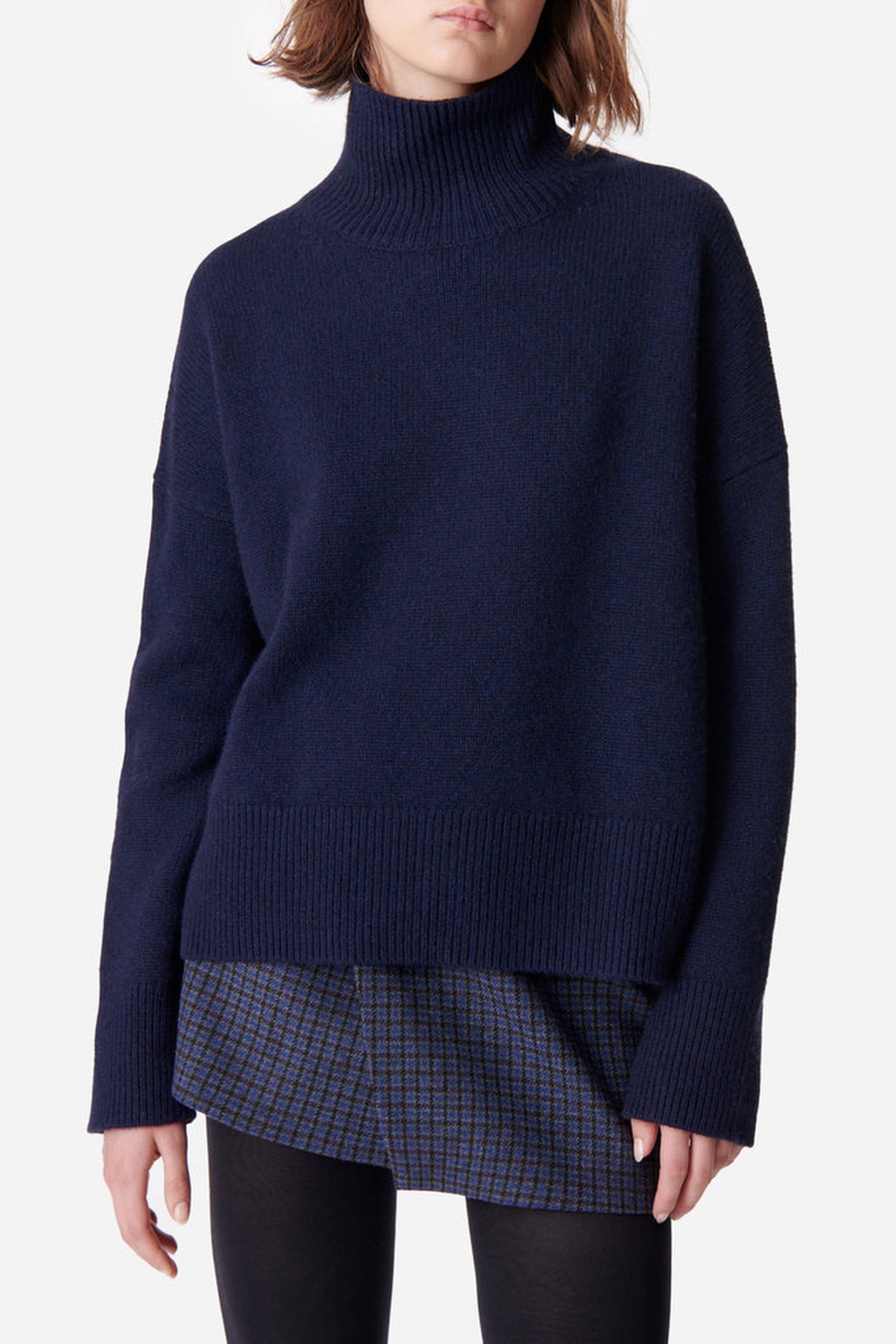RECO : 195 // Pull Malo  en laine - Marine
