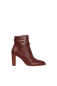 Bottines 85 en cuir - Acajou