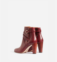 Bottines 85 en cuir - Acajou