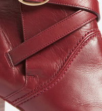 Bottines 85 en cuir - Acajou