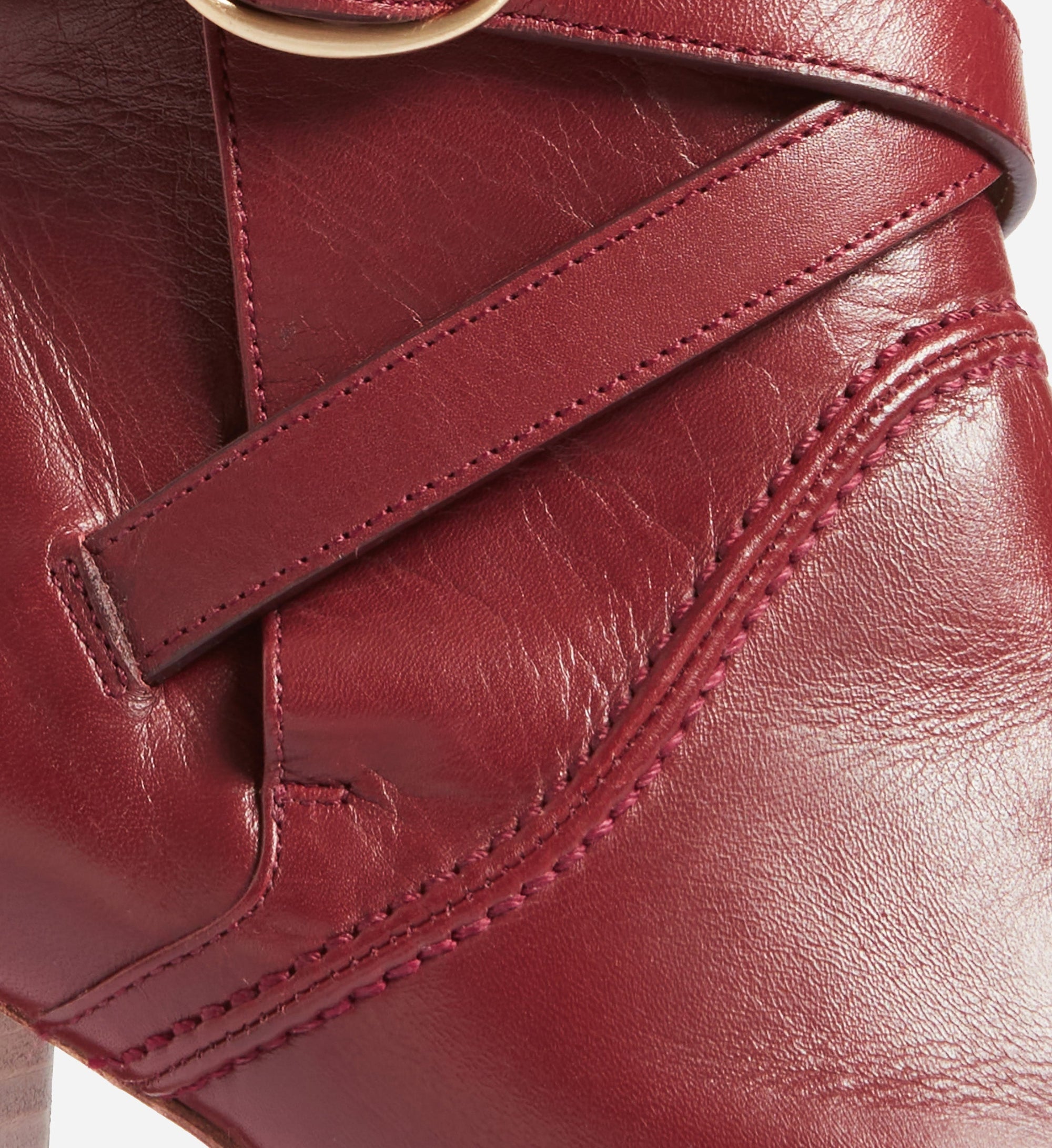 Bottines 85 en cuir - Acajou