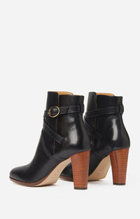 Bottines 85 en cuir - Noir