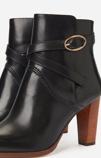 Bottines 85 en cuir - Noir