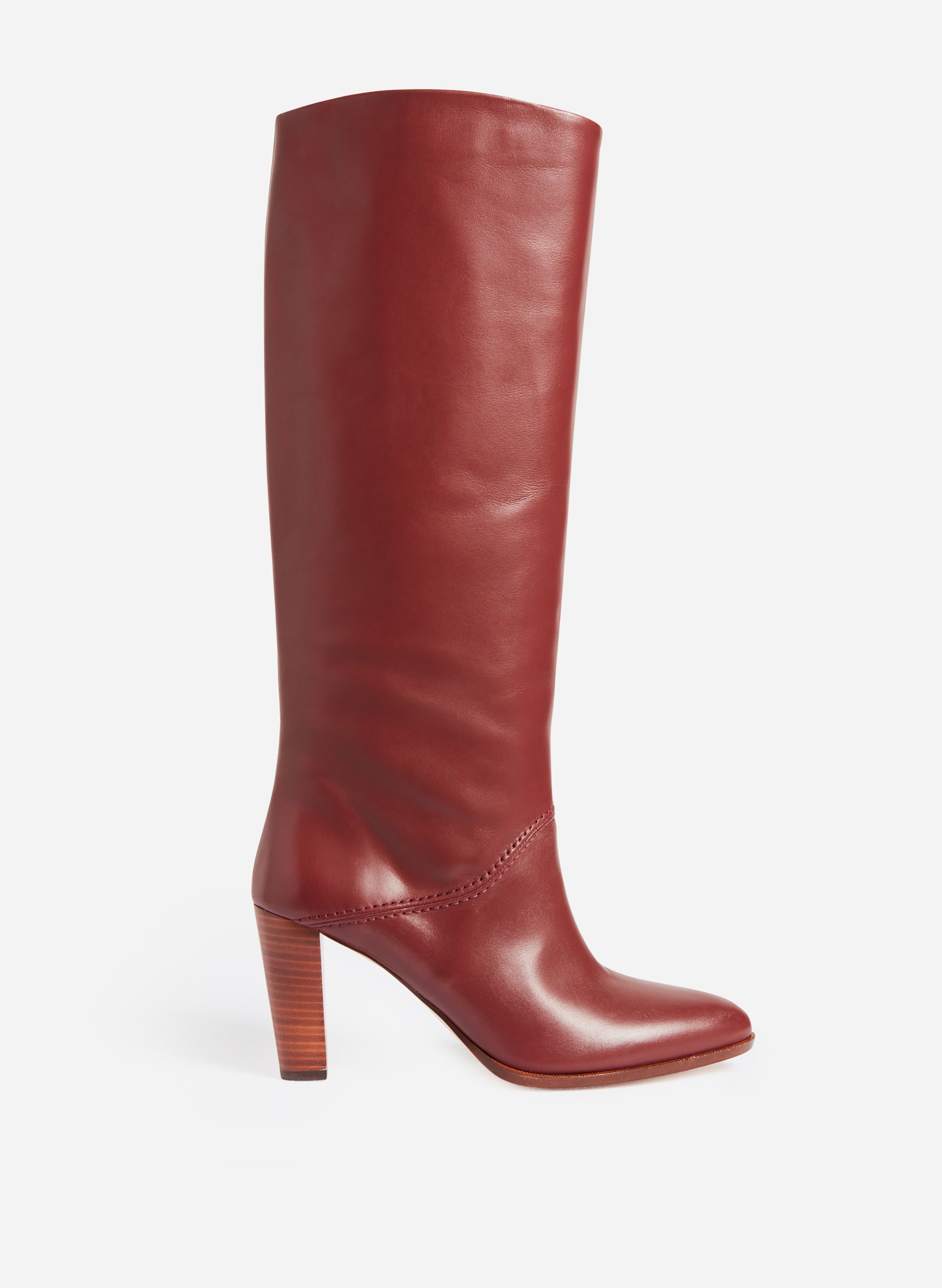 10 QTY NEW // ACAJOU / Bottes en Cuir - ACAJOU