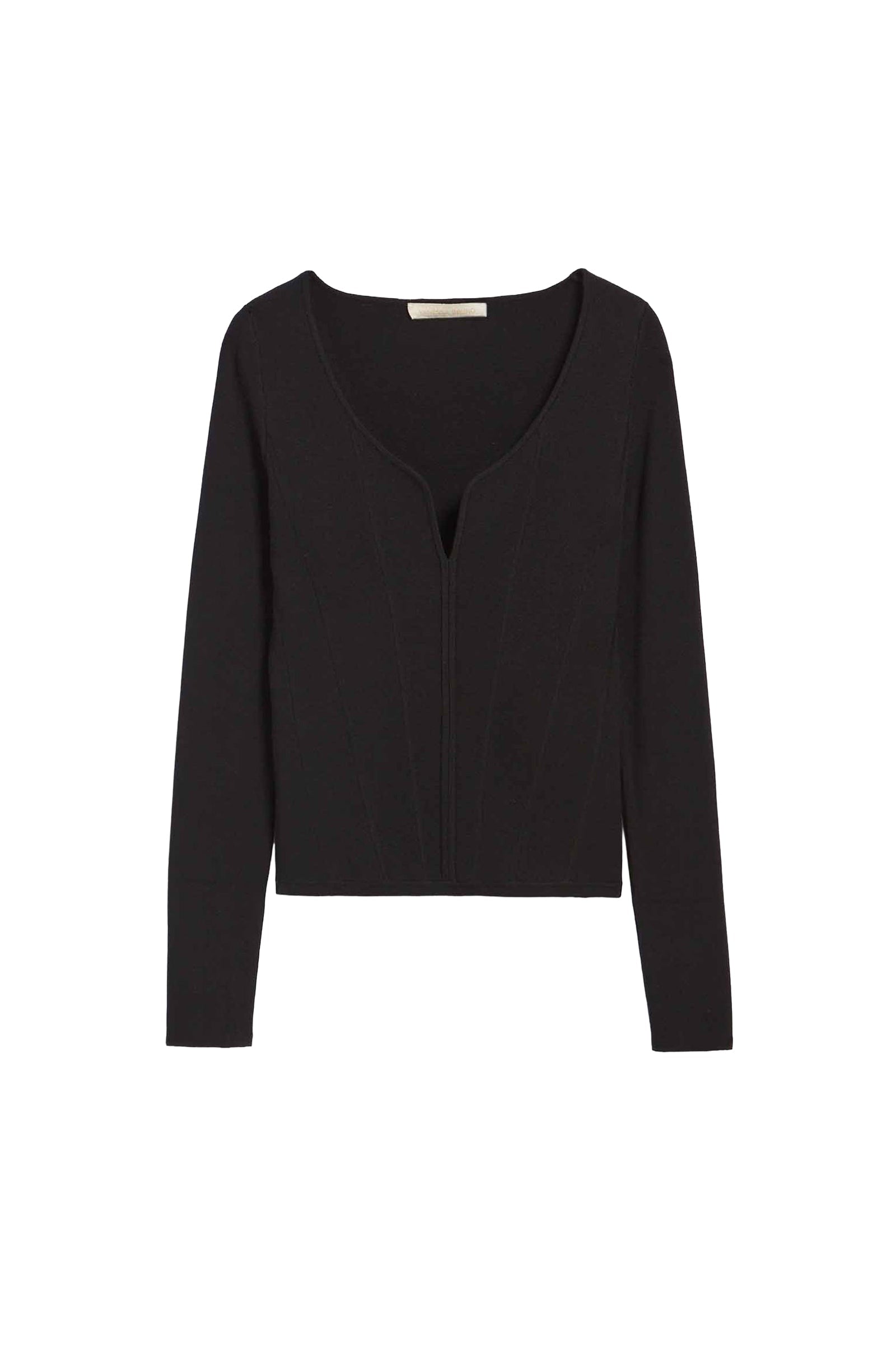 Pull Drea à col V - Noir