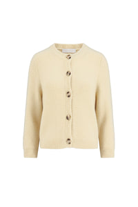 Gilet à manches 3/4 Desia en laine et soie - Citrus