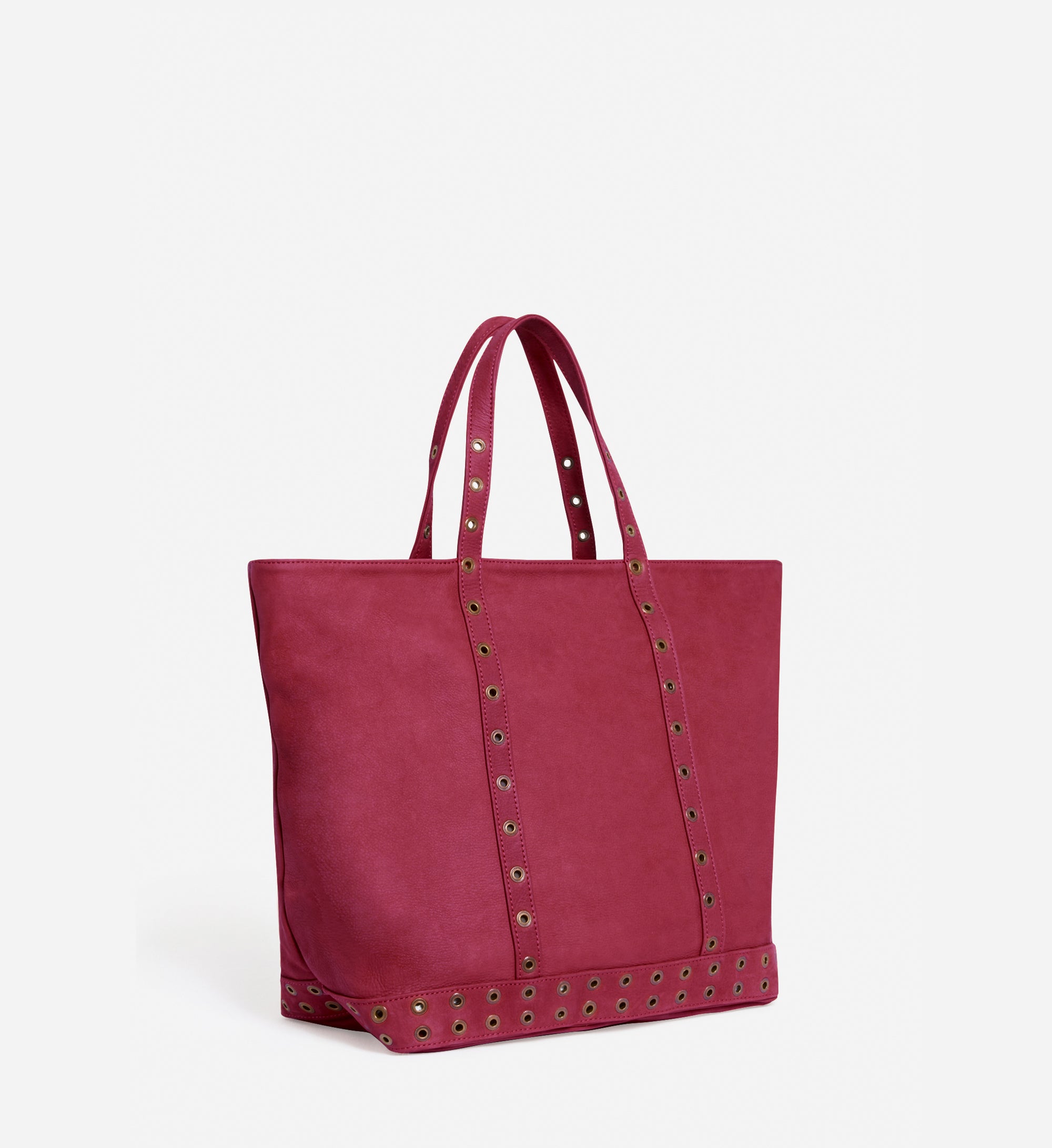 4 QTY NEW // BORDEAUX / Cabas L en Nubuck - BORDEAUX