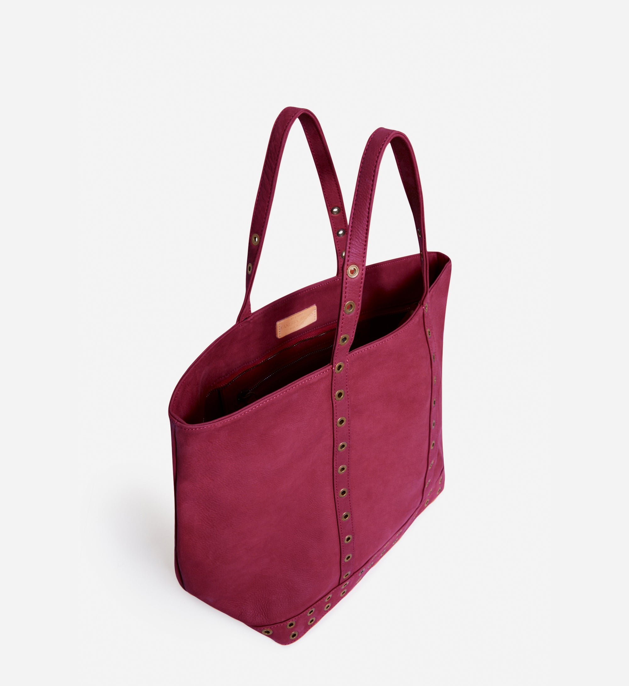 4 QTY NEW // BORDEAUX / Cabas L en Nubuck - BORDEAUX
