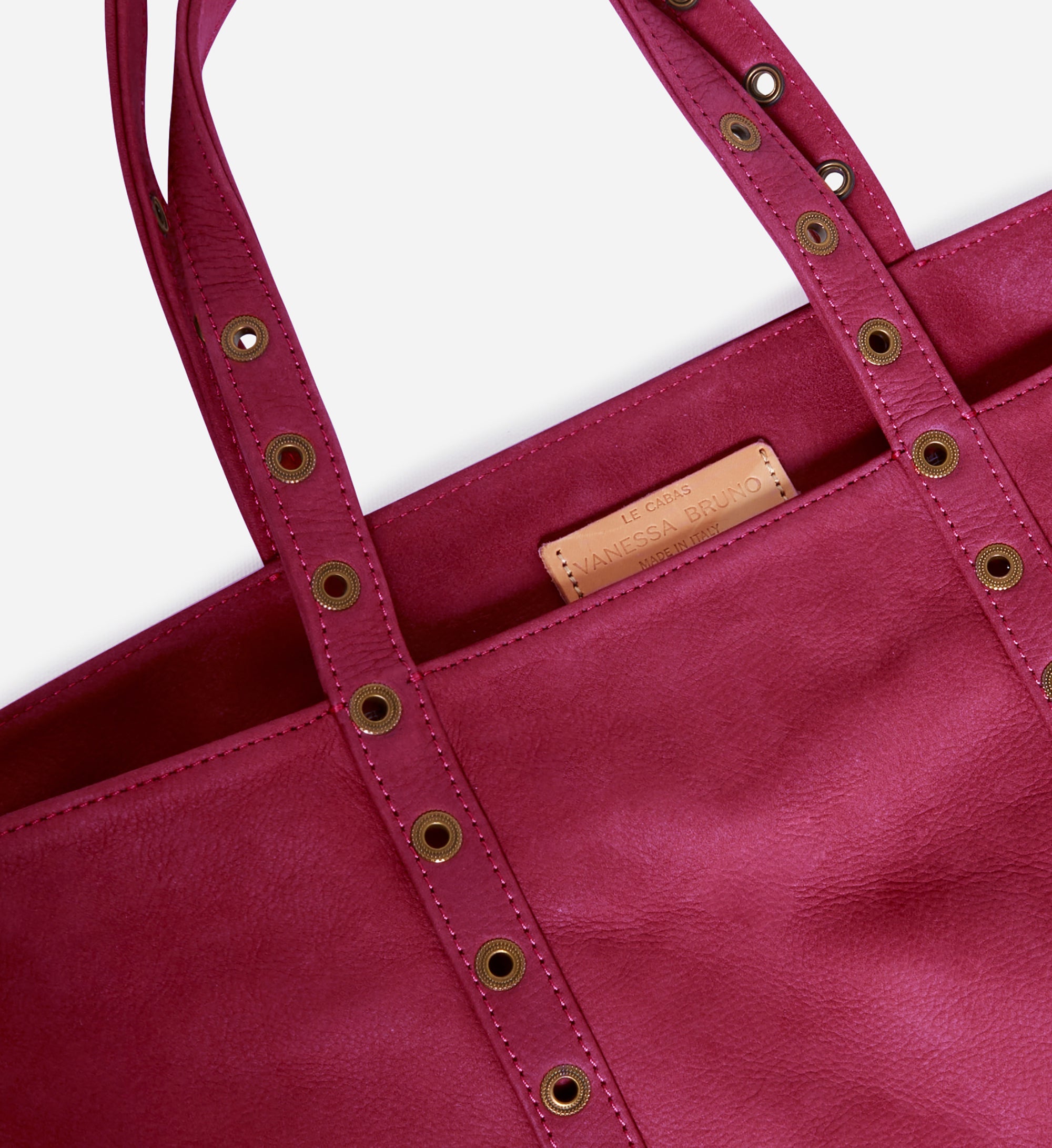 4 QTY NEW // BORDEAUX / Cabas L en Nubuck - BORDEAUX