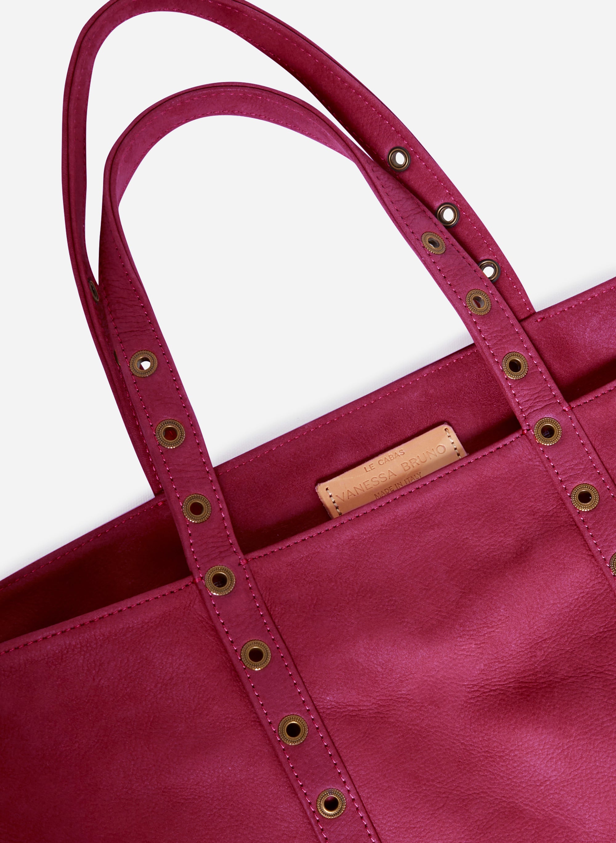 4 QTY NEW // BORDEAUX / Cabas L en Nubuck - BORDEAUX