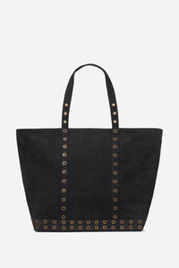 3 QTY NEW // NOIR / Cabas L en Nubuck - NOIR
