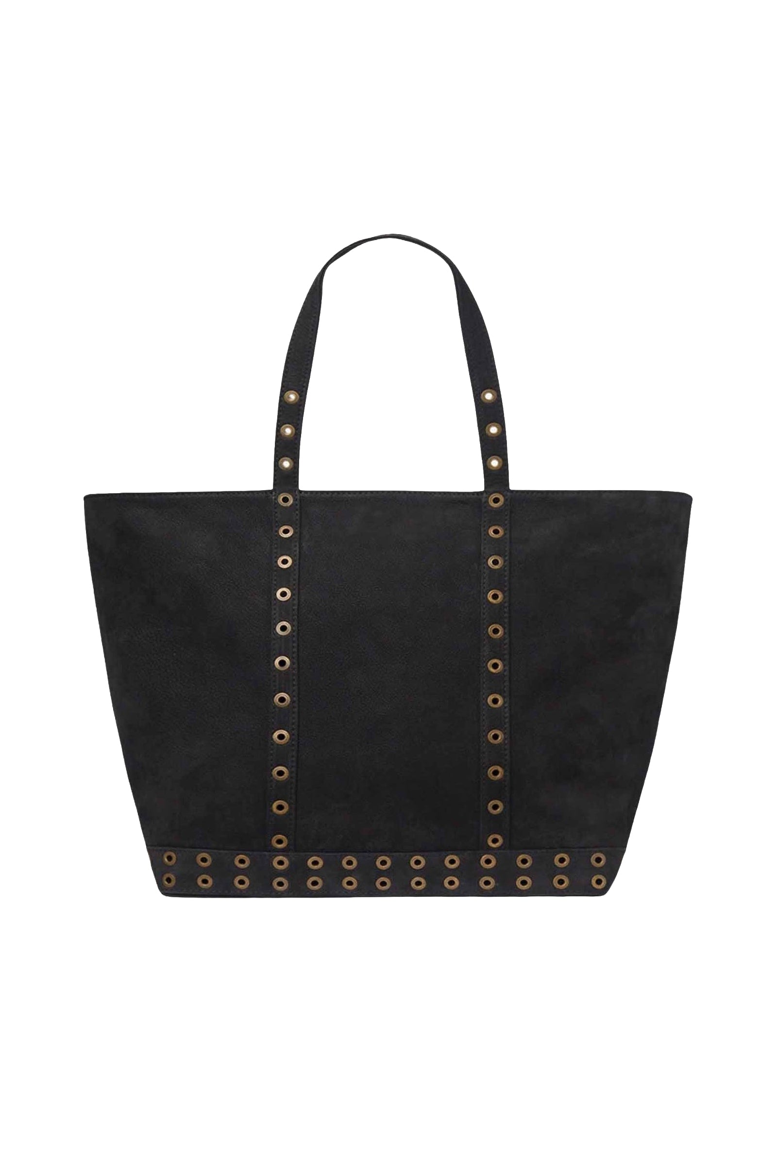 Iconic L leather tote bag - Black