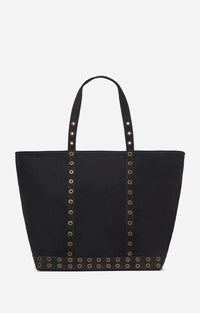 3 QTY NEW // NOIR / Cabas L en Nubuck - NOIR