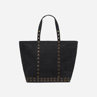 3 QTY NEW // NOIR / Cabas L en Nubuck - NOIR
