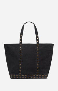 3 QTY NEW // NOIR / Cabas L en Nubuck - NOIR