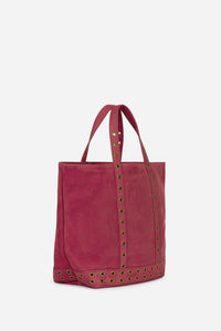 3 QTY NEW // BORDEAUX / Cabas M en Nubuck - BORDEAUX