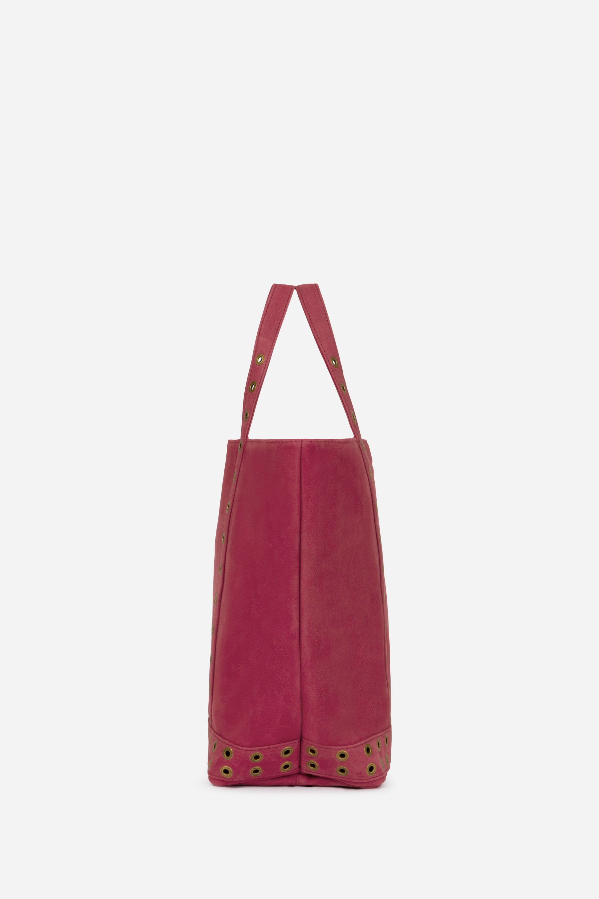 3 QTY NEW // BORDEAUX / Cabas M en Nubuck - BORDEAUX