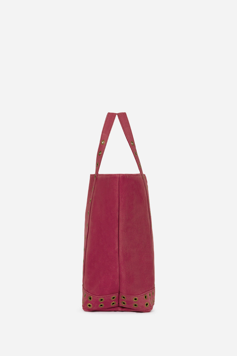 3 QTY NEW // BORDEAUX / Cabas M en Nubuck - BORDEAUX
